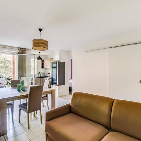 T2 Jardinet Avec Piscine, Parking Et Tennis Toulouse Luaran gambar